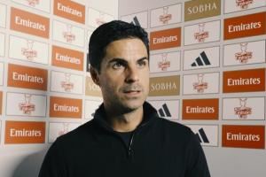 阿尔特塔：每个位置我们都有不同类型的优秀球员，已准备好战曼联